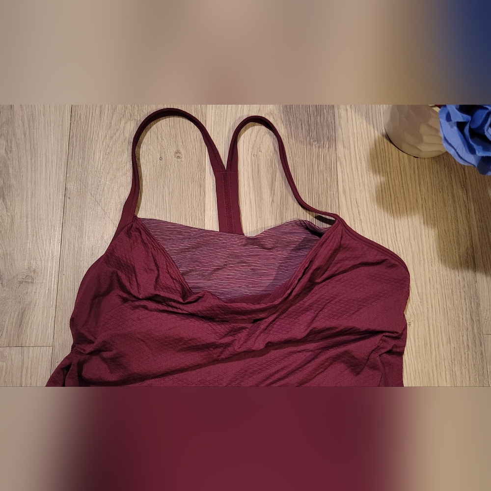 Lululemon C.Y.B. Size 2, Wee Are From Space September Plum Strappy Tank Top - Picture 4 of 11